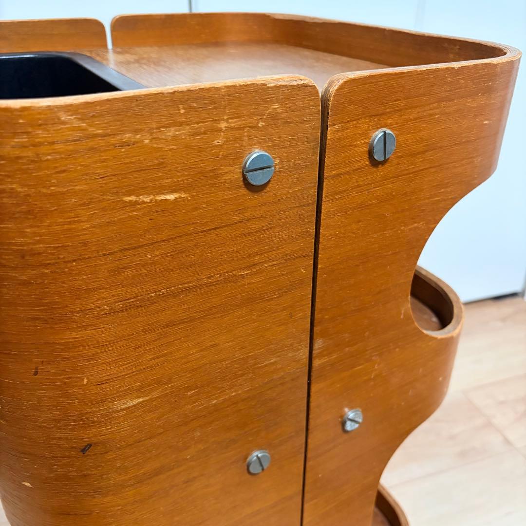 希少 ゴールドクラフト ヴィンテージ トローリー ワゴン サイドテーブル