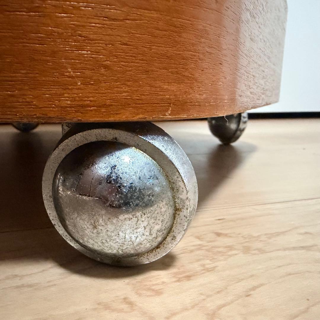 希少 ゴールドクラフト ヴィンテージ トローリー ワゴン サイドテーブル