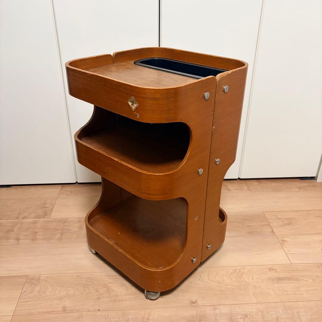 希少 ゴールドクラフト ヴィンテージ トローリー ワゴン サイドテーブル