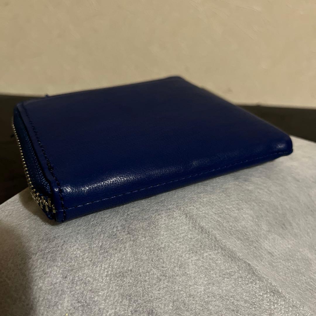 ブルーナボイン　スモールウォレット　ホースレザー
