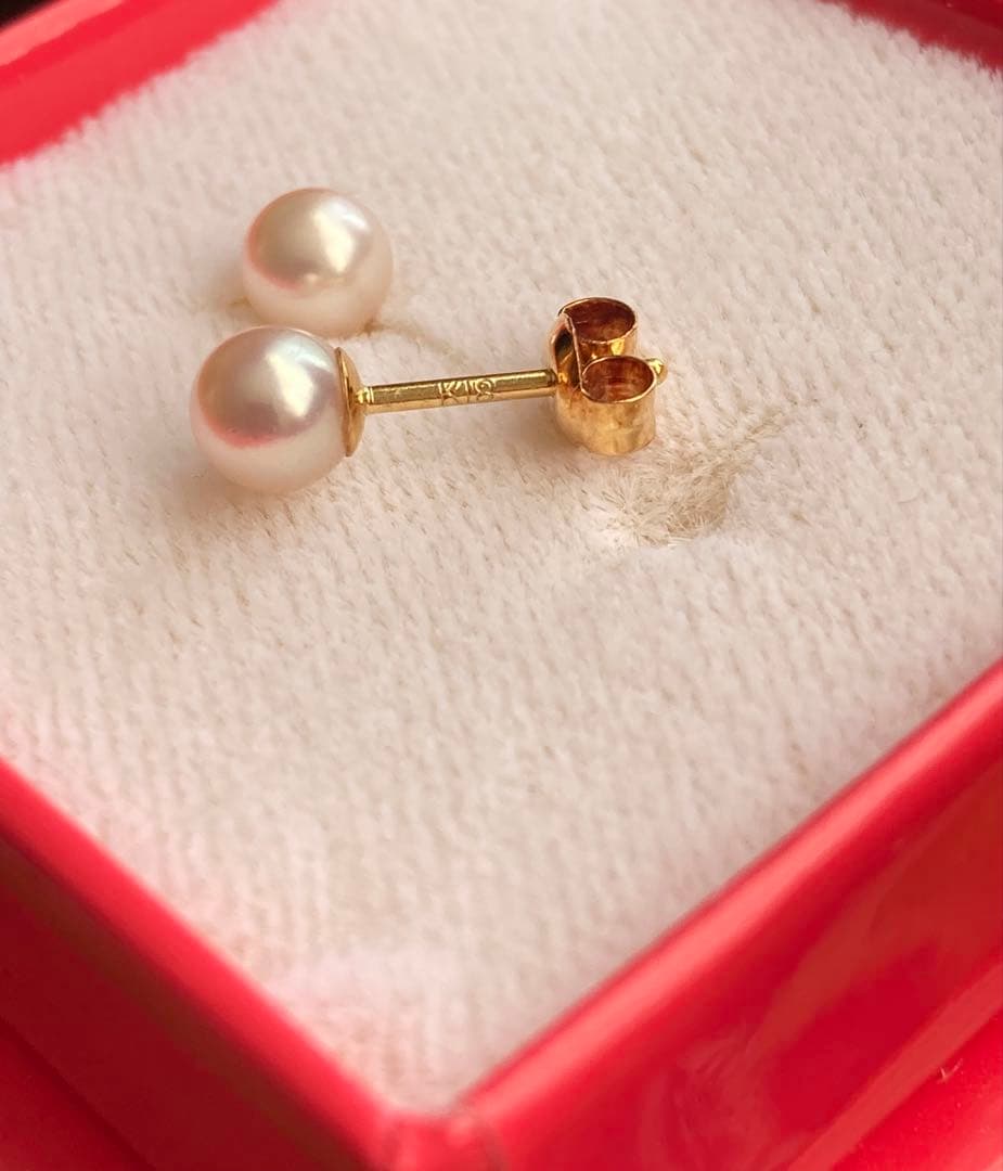 TASAKI SHINJU 18K ピアス　新品未使用　田崎真珠