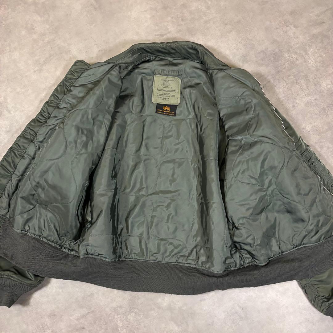 90s USA製　アルファ　CWU-45P フライトジャケット　M