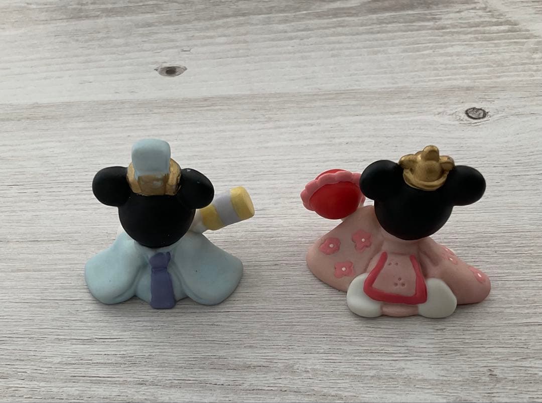 Disney 三段雛人形　ひな祭り　陶器製　 お雛様