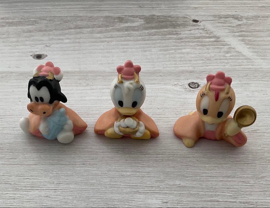 Disney 三段雛人形　ひな祭り　陶器製　 お雛様
