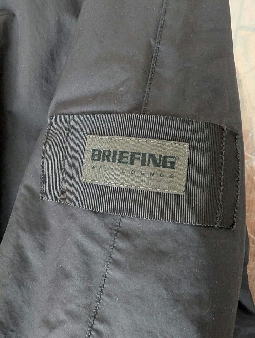 BRIEFING ブラック ステンカラーコート　Ｍサイズ