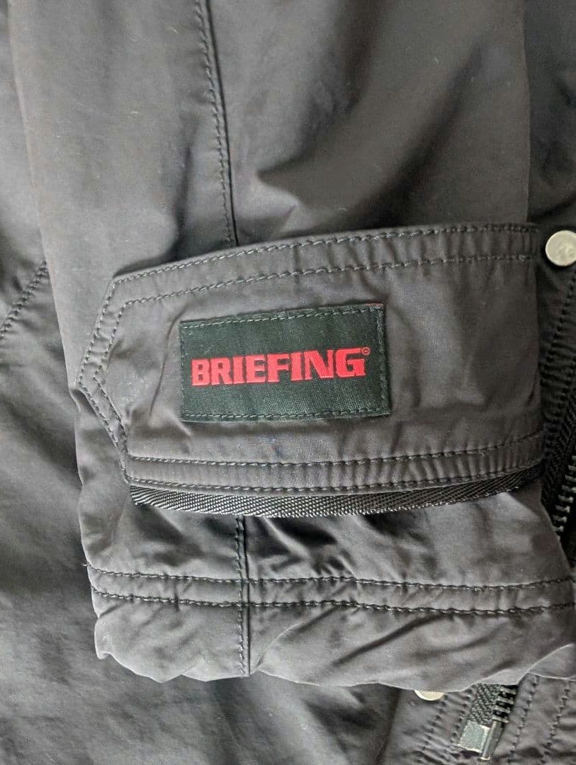 BRIEFING ブラック ステンカラーコート　Ｍサイズ