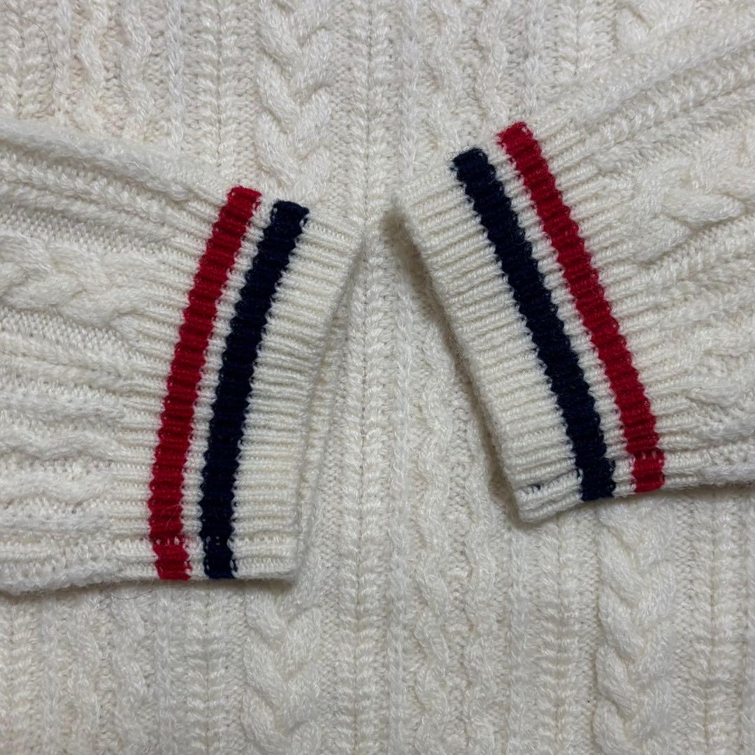 BEAMS GOLF ビームスゴルフ ケーブルニット Vネック セーター XL