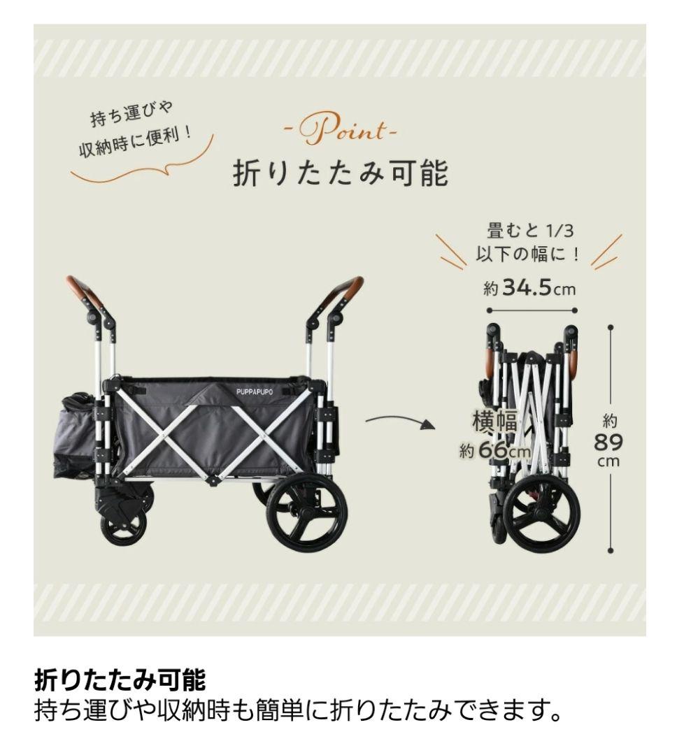 KEENZ×PUPPAPUPO ストローラーワゴン