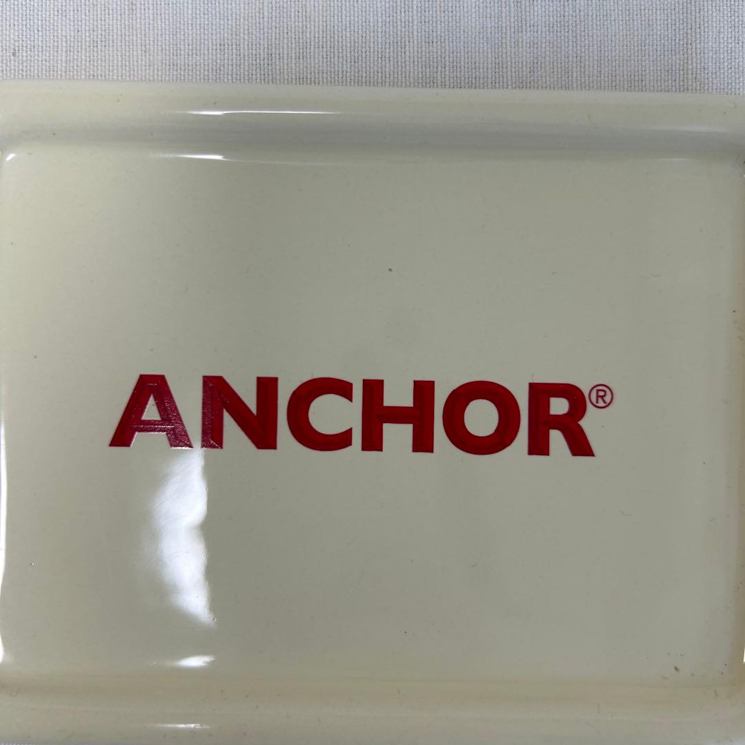 ANCHOR アンカー　バターケース　陶器製　ヴィンテージ