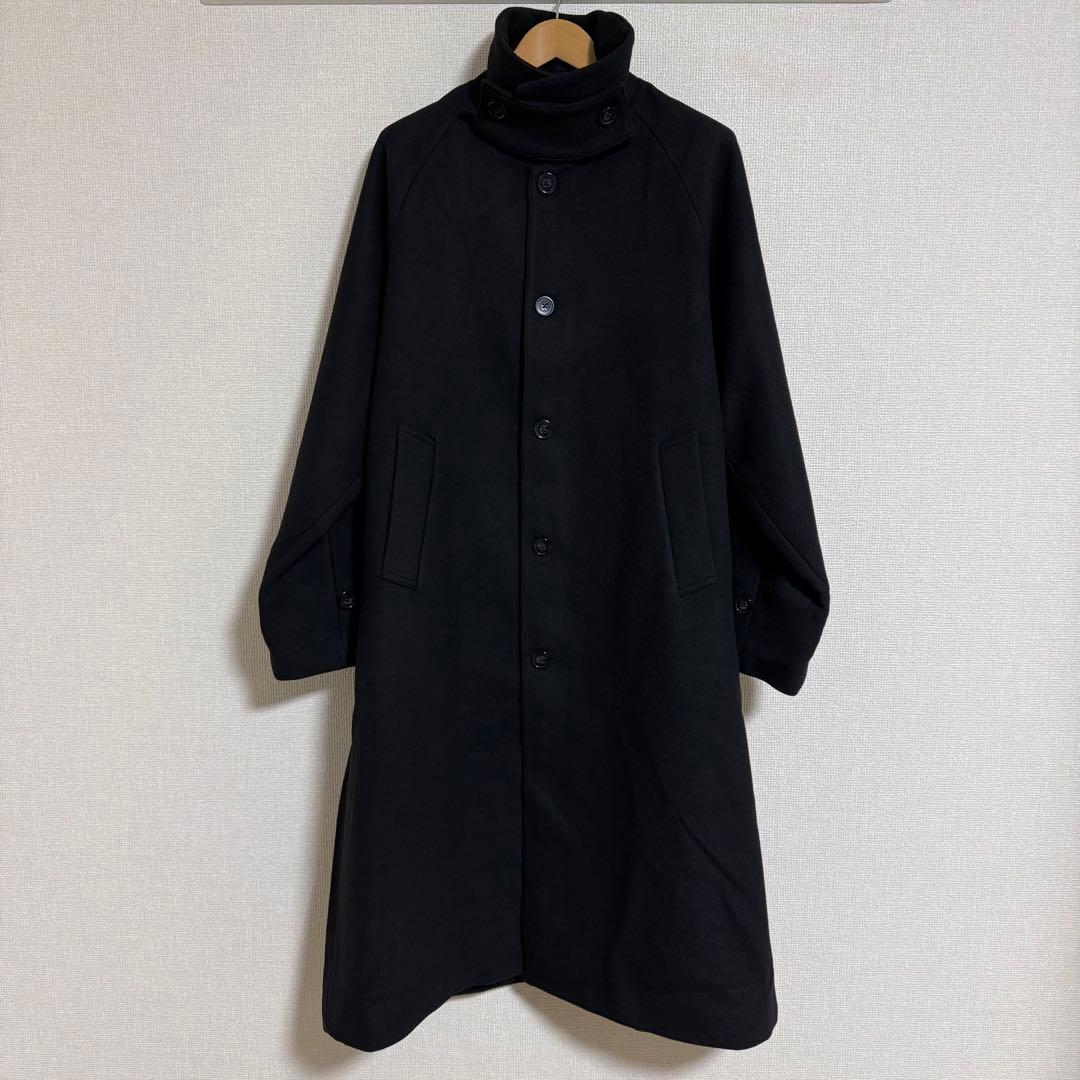 【新品未使用】CLELロング丈 ロングコート L ブラック チェスターコート