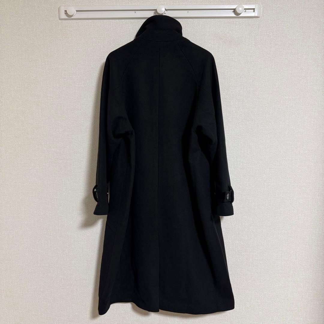 【新品未使用】CLELロング丈 ロングコート L ブラック チェスターコート