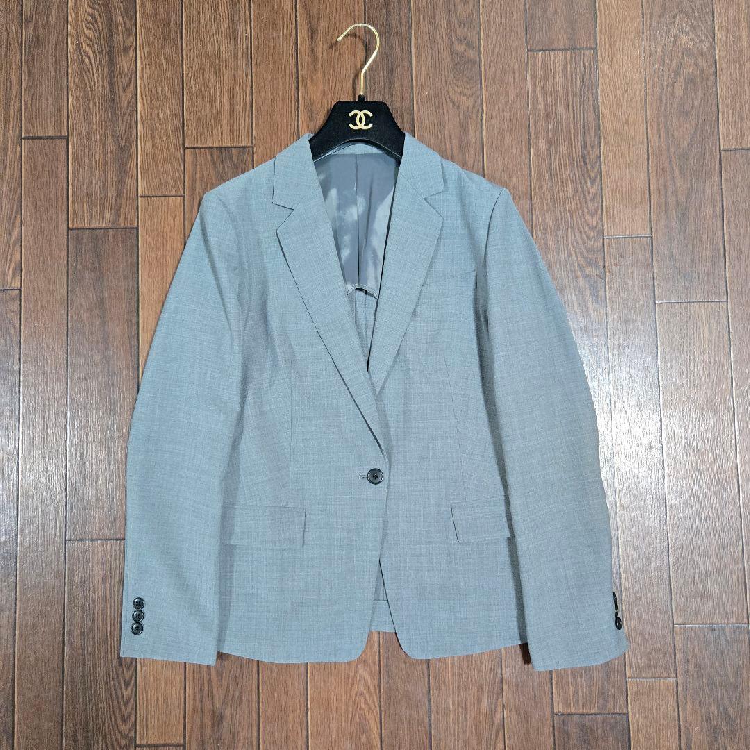 極美品◆グリーンレーベル ウォッシャブル ストレッチ パンツスーツ 40