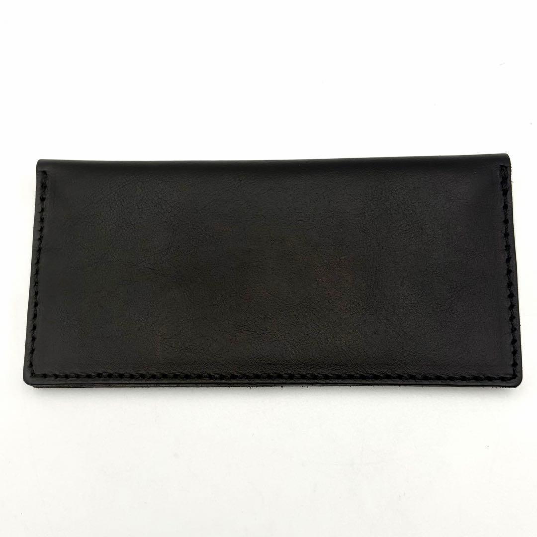 ヘルツ 長財布 ロングフラットウォレット WL-6 スターレ 黒 レザー メンズ