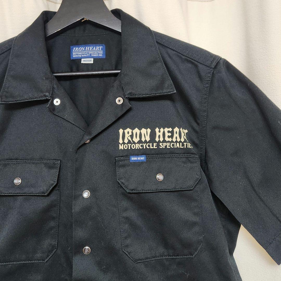 極美品！アイアンハート 半袖ワークシャツ M IRON HEART
