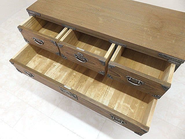 加茂桐箪笥 在銘「長谷川和玄」作 総桐整理箪笥 衣装箪笥 和箪笥 伝統工芸