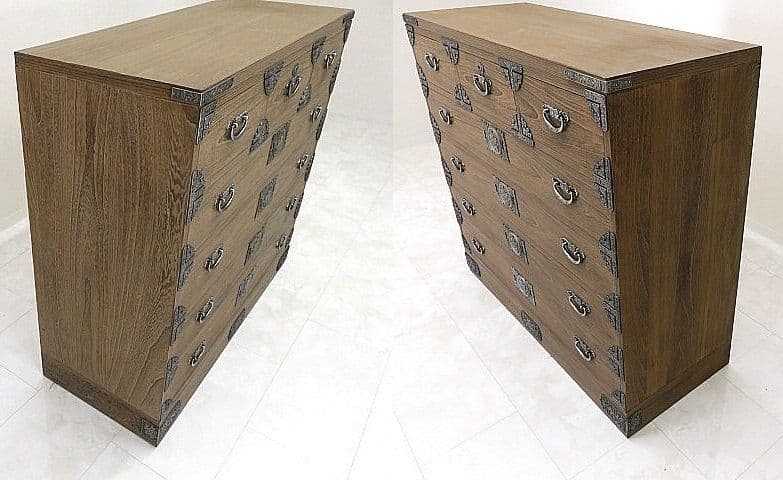 加茂桐箪笥 在銘「長谷川和玄」作 総桐整理箪笥 衣装箪笥 和箪笥 伝統工芸