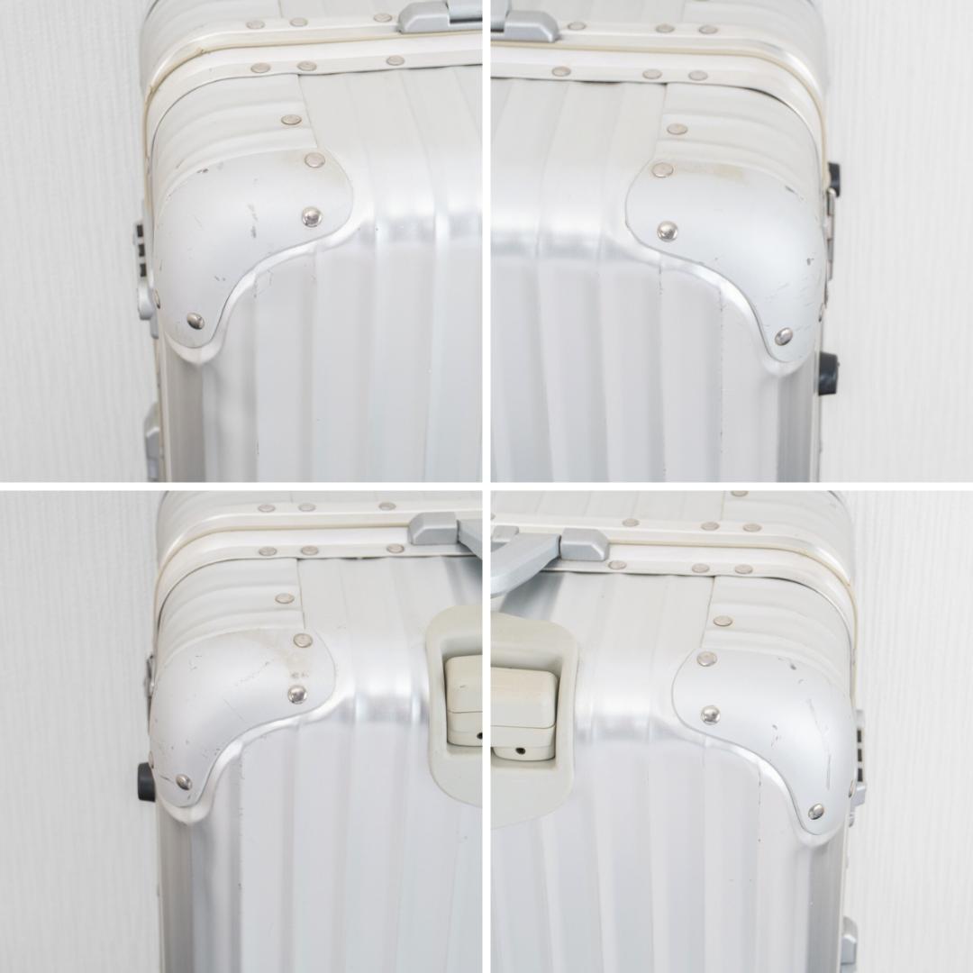 リモワ トパーズ 青ロゴ 63L 4輪 TSAロック チェックインM シルバー