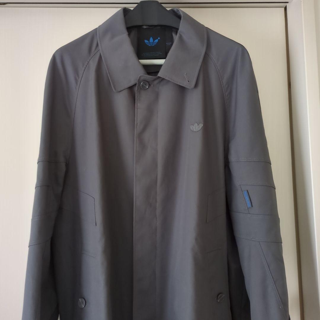 【美品・稀少サイズ4XO】adidasBLUE VERSIONトレンチコート