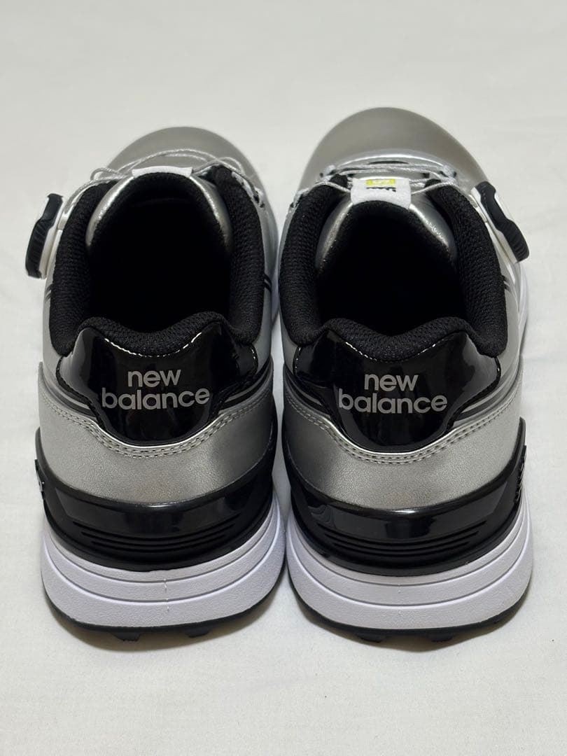 New Balance 574 ゴルフシューズ シルバー 女性用