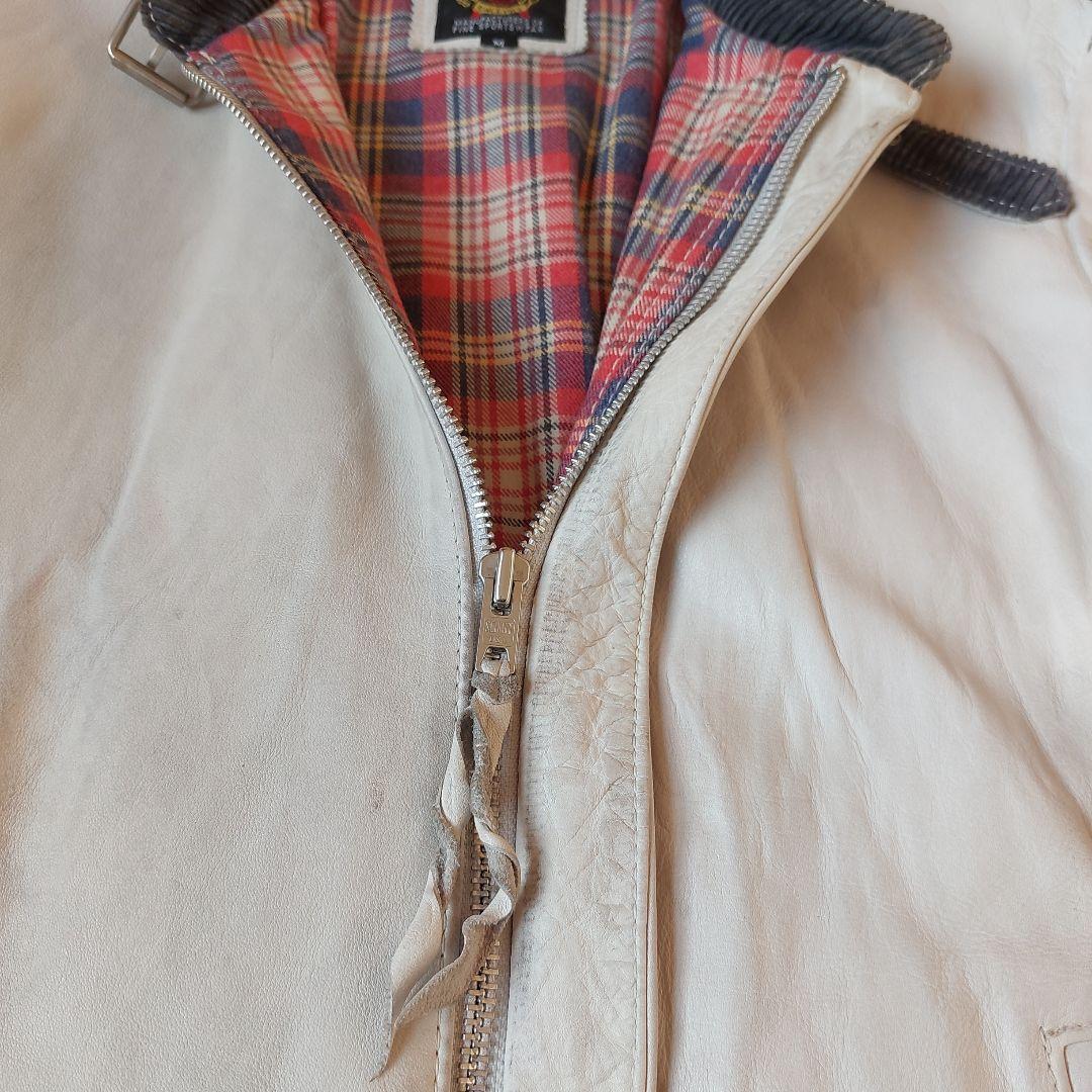 ジャケット・アウター Schott CLASSIC RACER Single Riders White