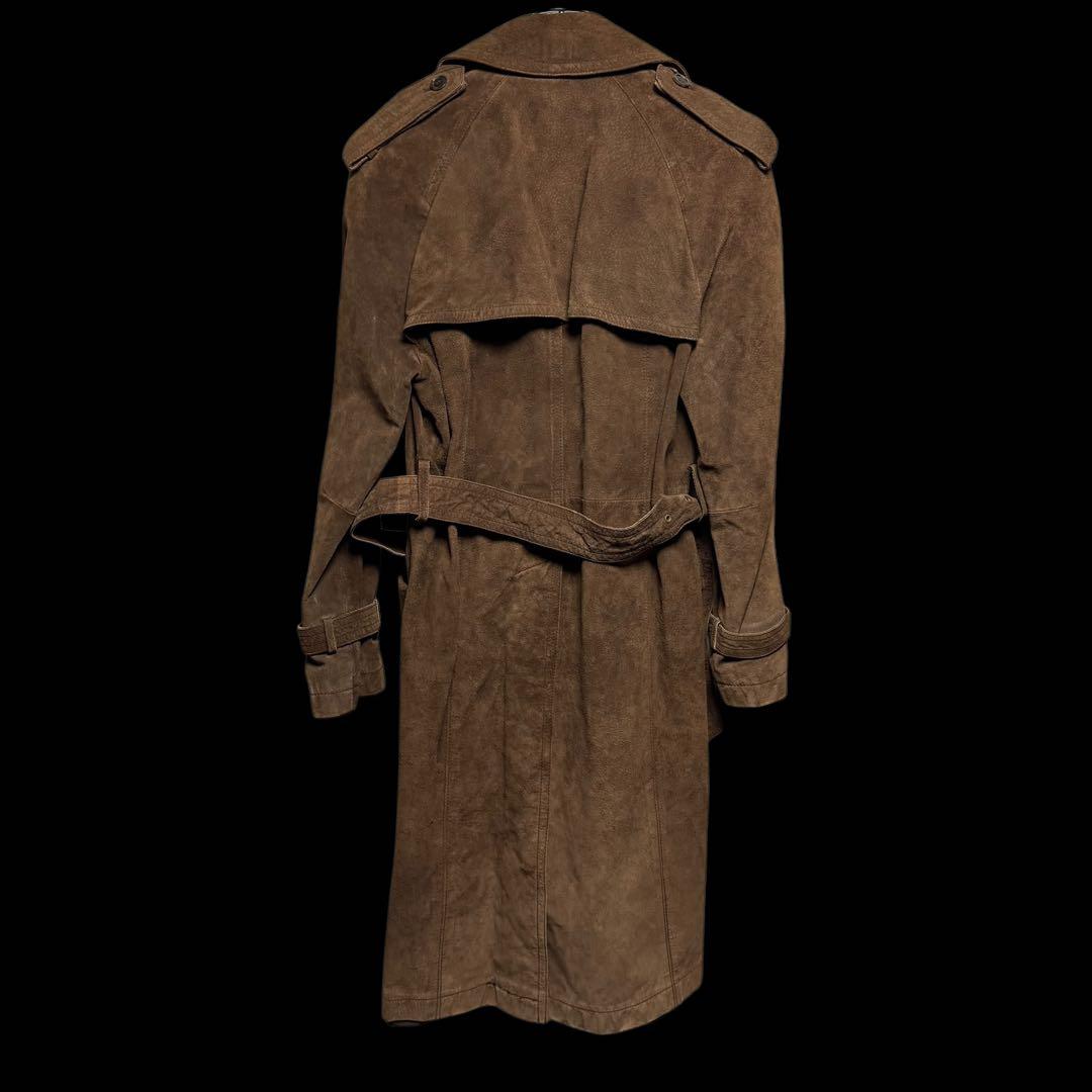 DURBAN ヴィンテージ 本革　レザー　スウェード　コート　豚革　10