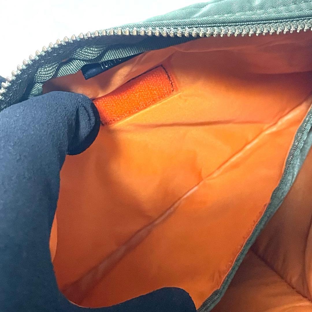 【未使用級】 PORTER タンカー ボディバッグ セージグリーン