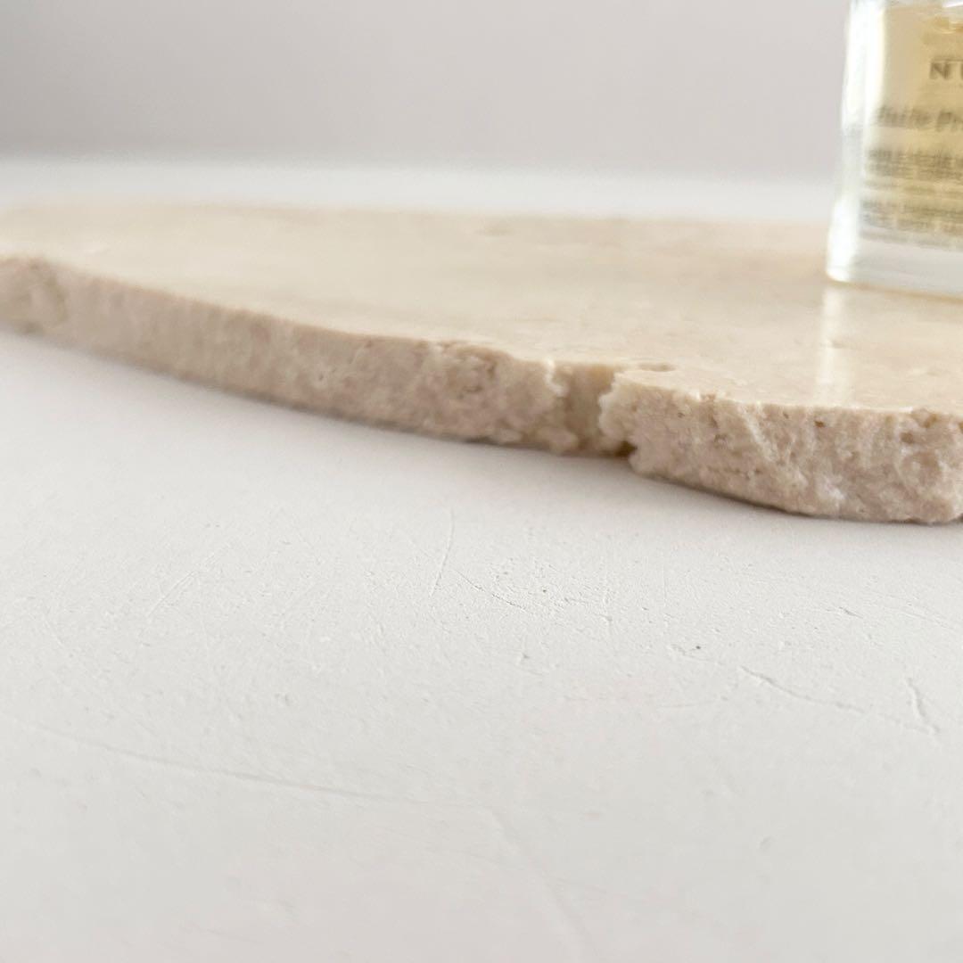 519ロマノトラバーチン（大理石端材プレート）