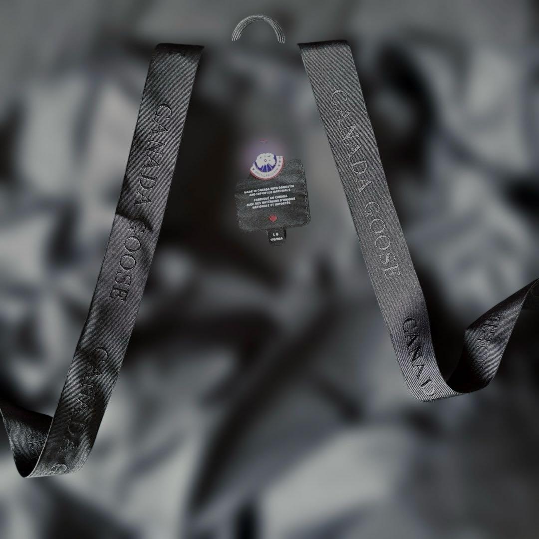 カナダグース　希少Lサイズ　ブラックレーベルミスティークパーカー　ブラック