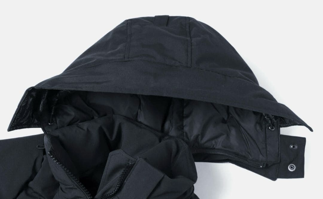 カナダグース　希少Lサイズ　ブラックレーベルミスティークパーカー　ブラック