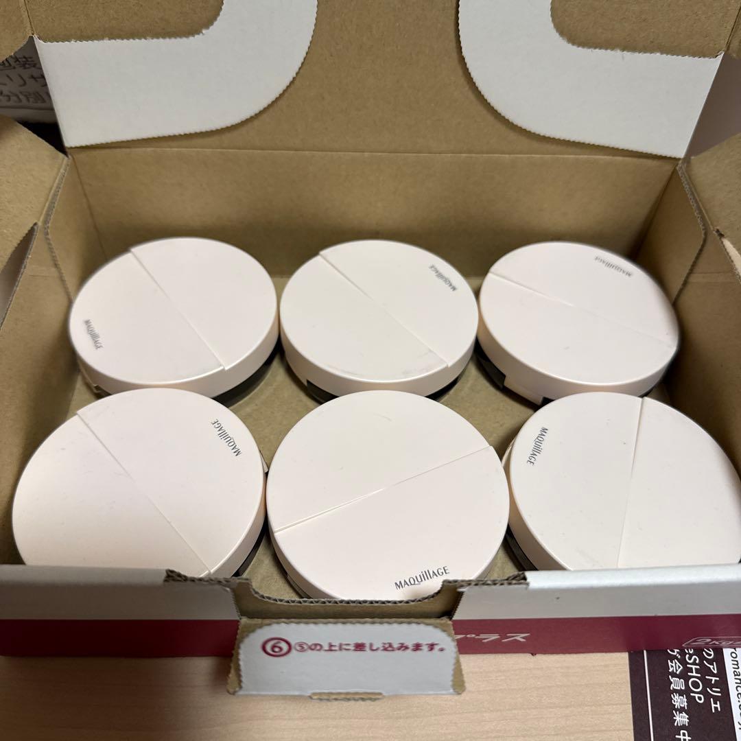 マキアージュ ドラマティッククッションジェリー ファンデーション01 6個