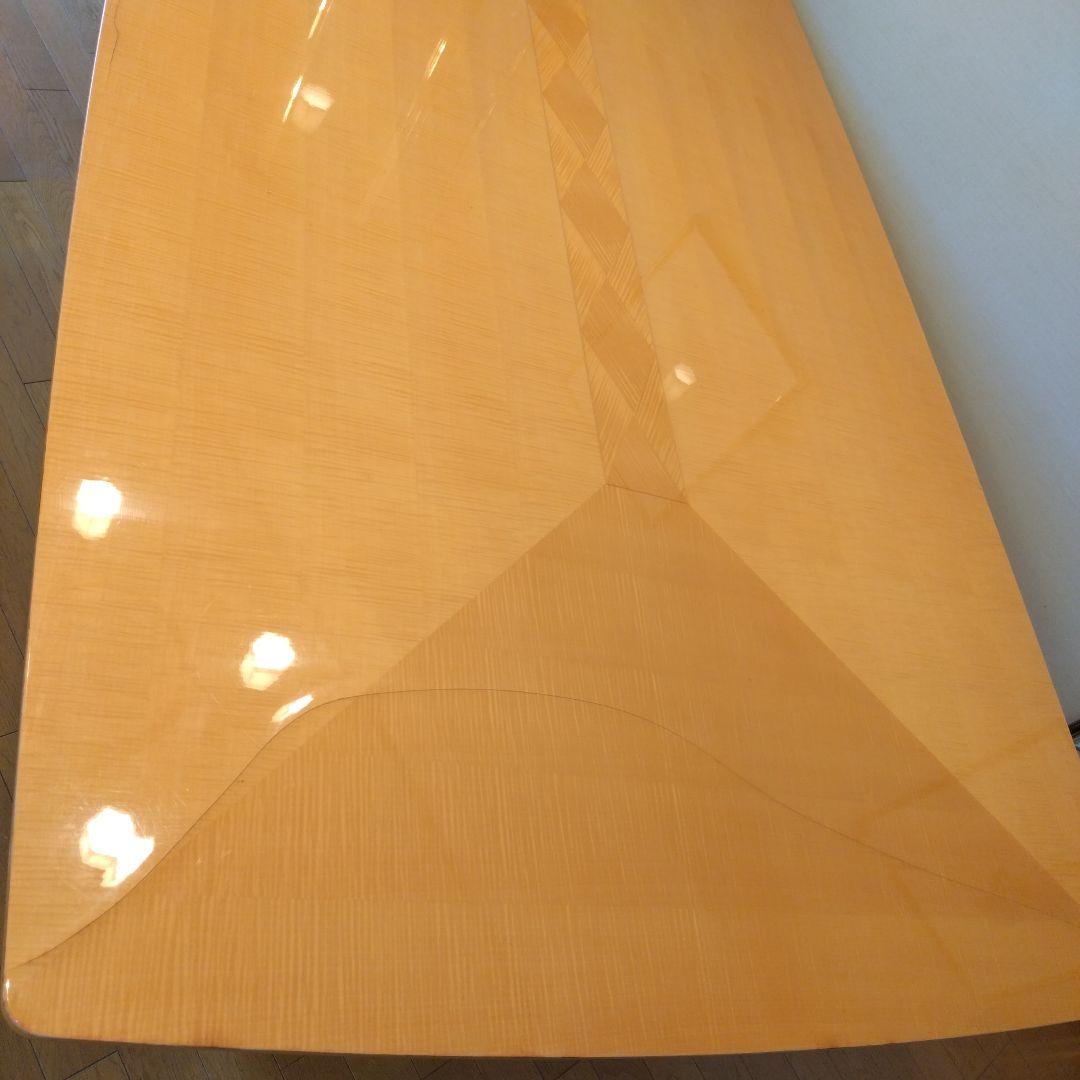 松創 ダイニングテーブル 6人掛け シカモアメープル 大塚家具 大型 W200㎝