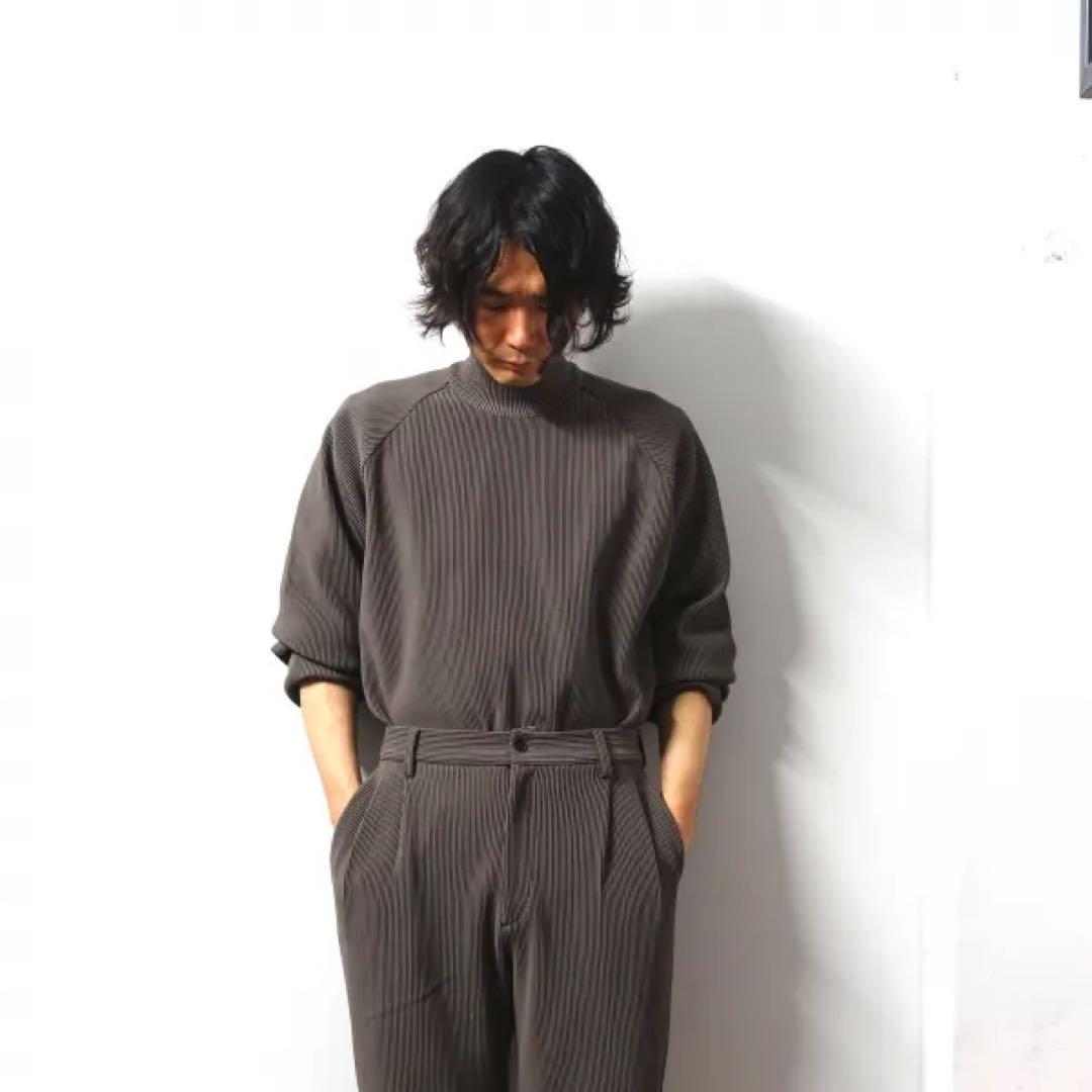 トップス ssstein OVERSIZED GRADATION PLEATS LS