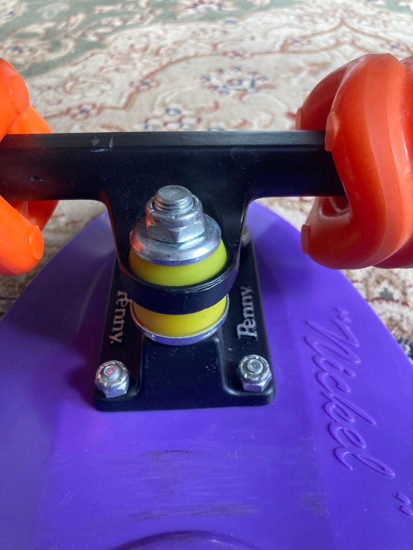 ス*ル様 Penny パープル スケートボード　カスタム　ニッケル