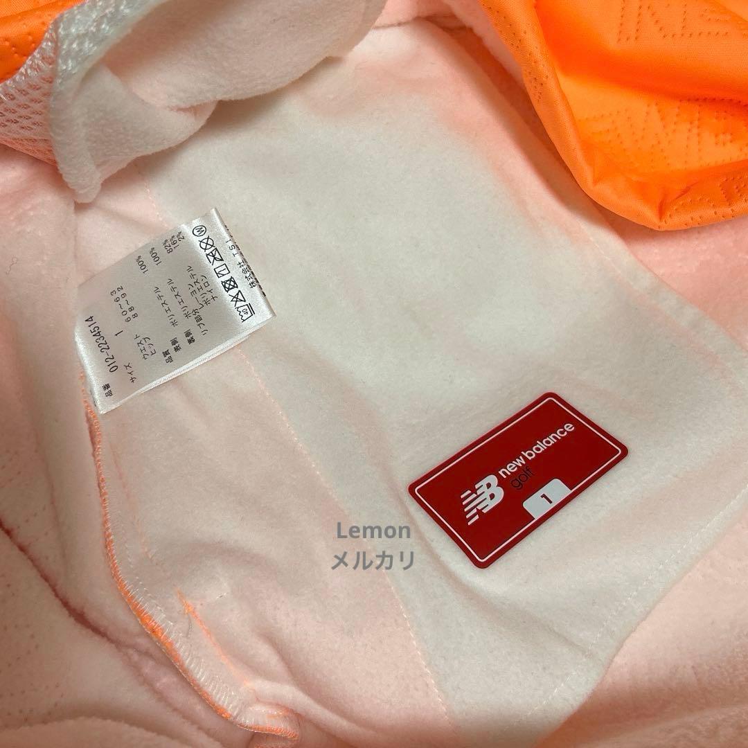 ニューバランスゴルフ 防風保温ストレッチ キルト/裏フリース　セットアップM新品