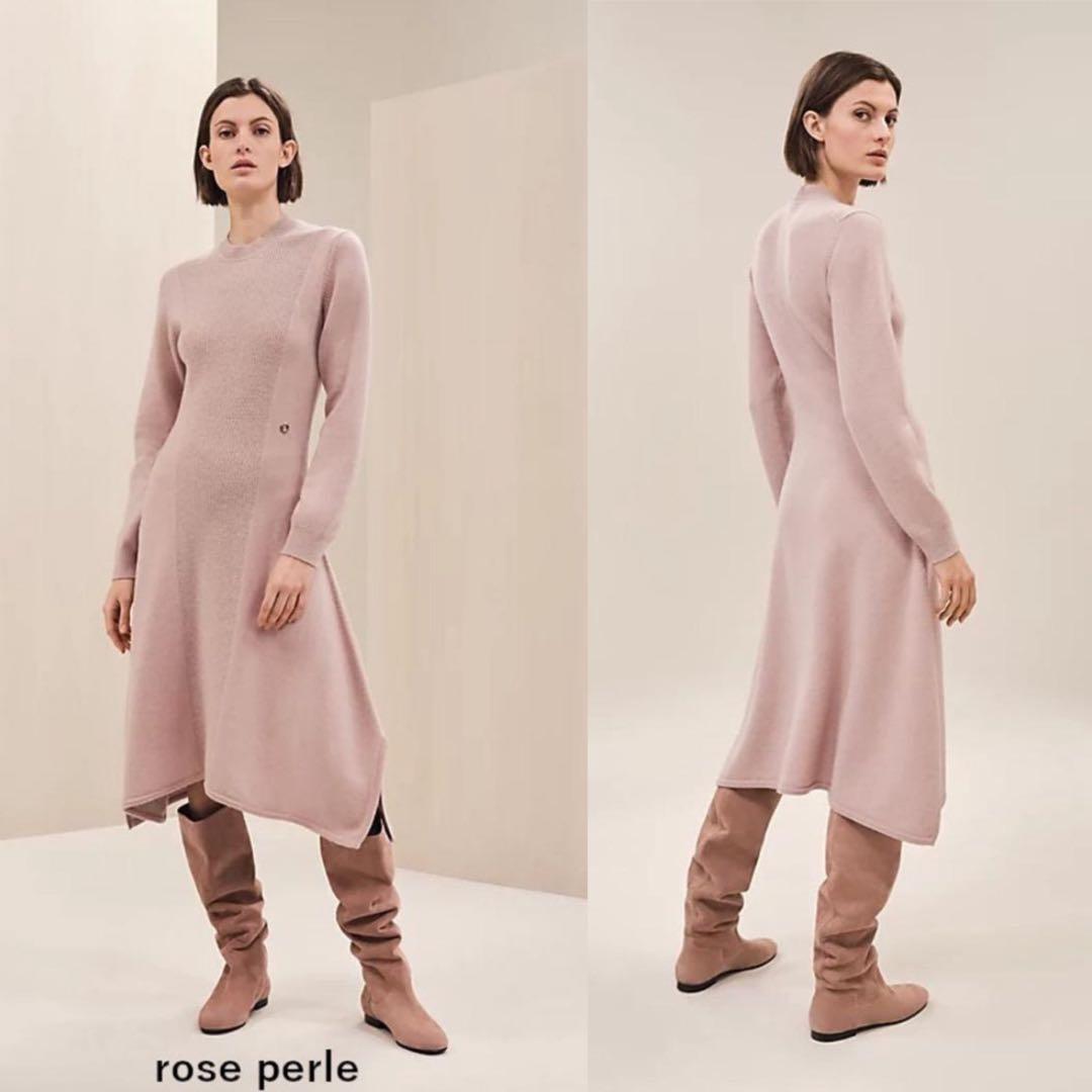 HERMES エルメス カシミアワンピース ガーメントあり