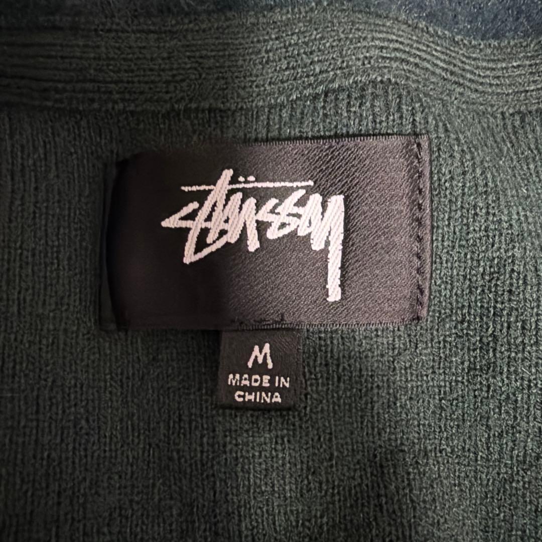 Stussy ダークグリーン カーディガン M