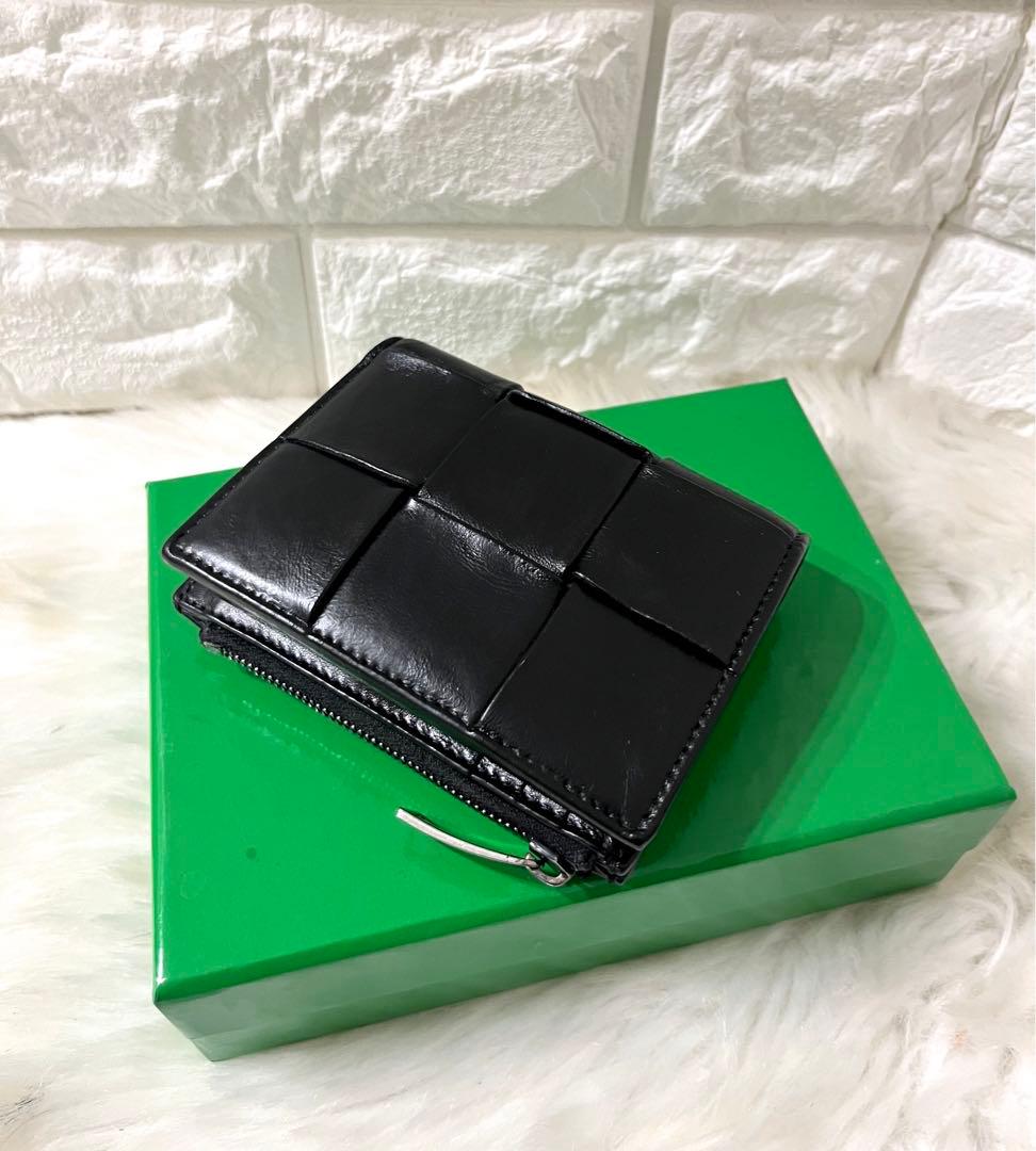 【marsya 様】BOTTEGA VENETA カセット三つ折り財布 巾着付き