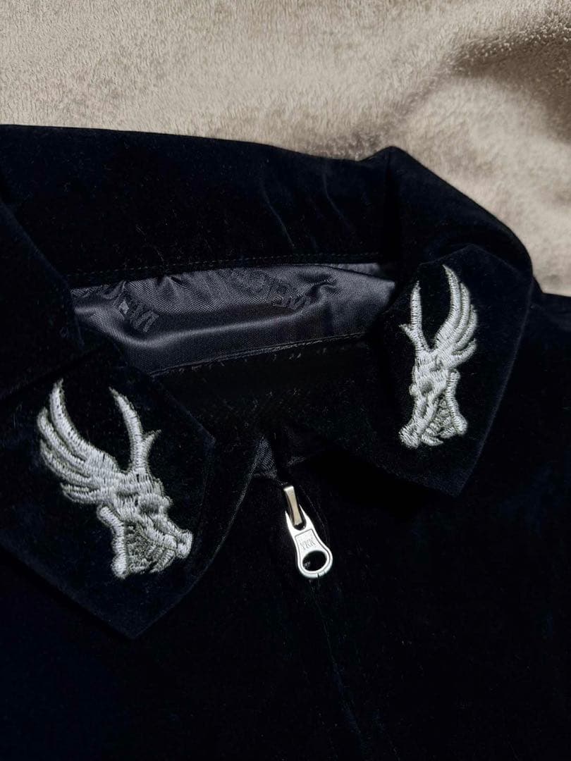 龍刺繍 未使用 黒 別珍 龍 スカジャン unisex 美品 vintage