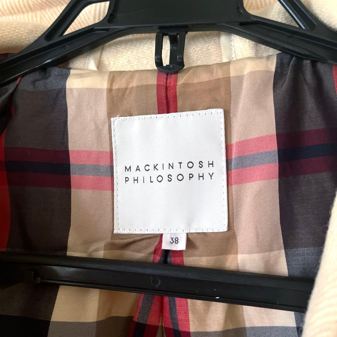 MACKINTOSH PHILOSOPHY ダッフルコート 38 数回着用　白