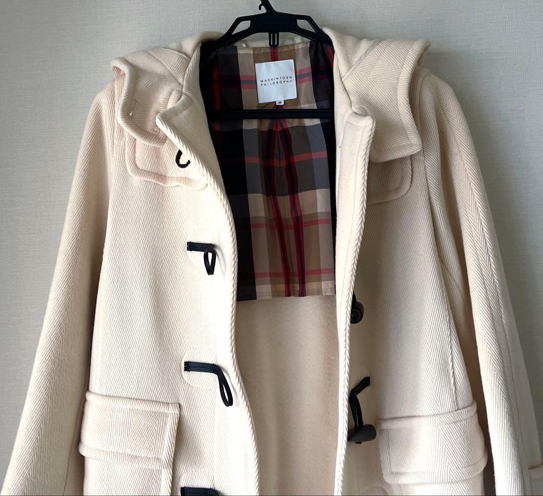 MACKINTOSH PHILOSOPHY ダッフルコート 38 数回着用　白