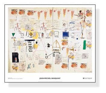 特別限定価格！額装品/Icarus Esso 1986/バスキア/ポスター