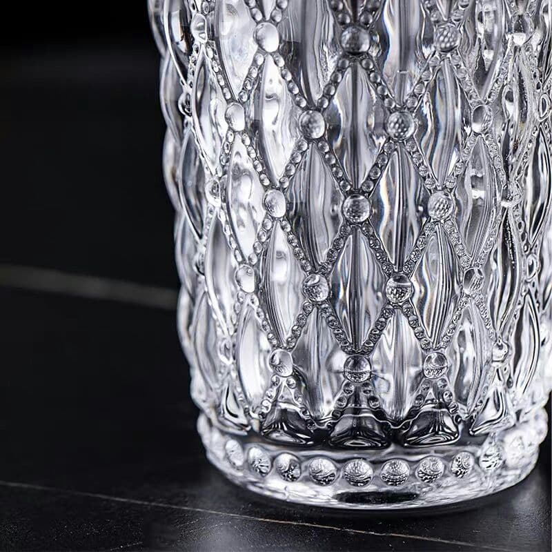 現代軽奢クリスタル収納ガラスキャンディ缶小置物北欧シンプル玄関収納