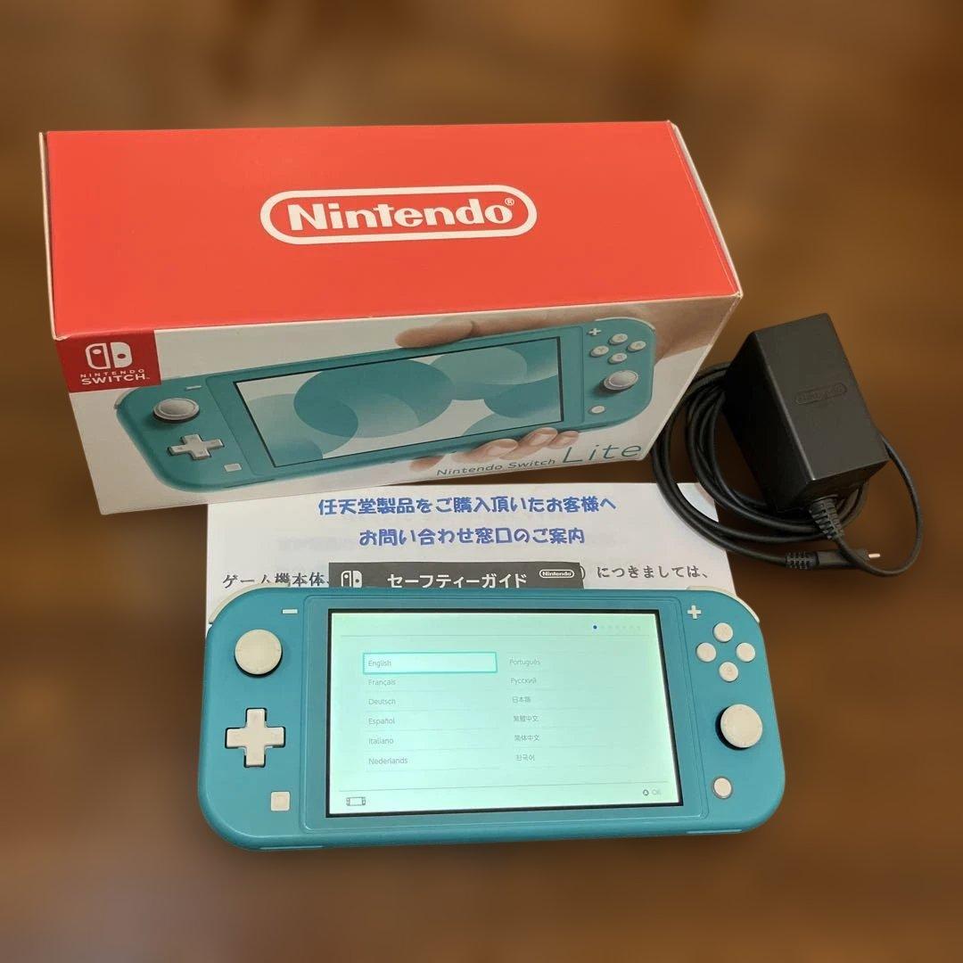 Nintendo Switch Lite ターコイズ 本体・充電器セット