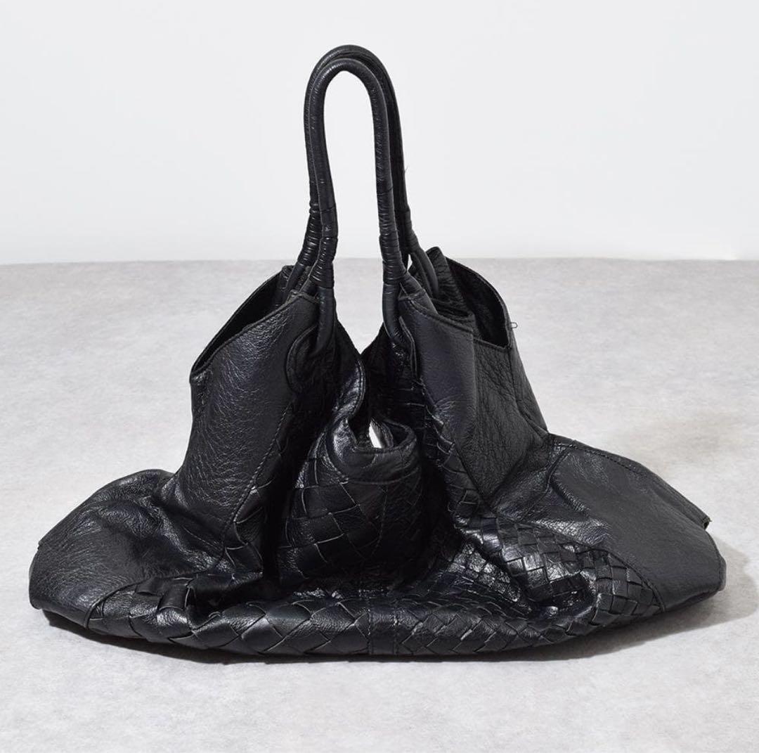 バッグ 00s archive goa Intrecciato leather bag