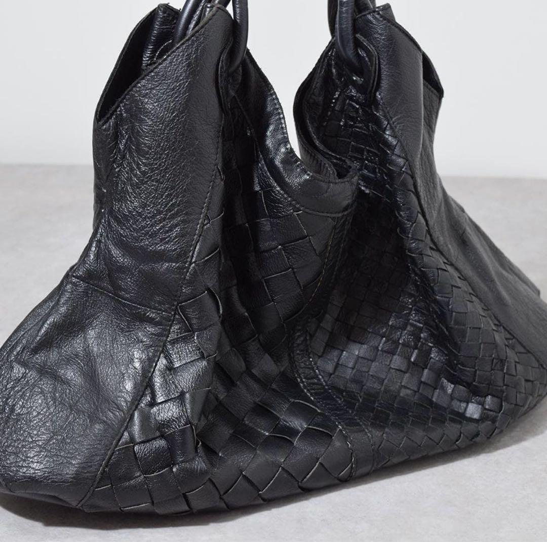 バッグ 00s archive goa Intrecciato leather bag