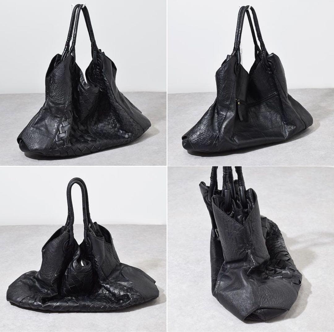 バッグ 00s archive goa Intrecciato leather bag