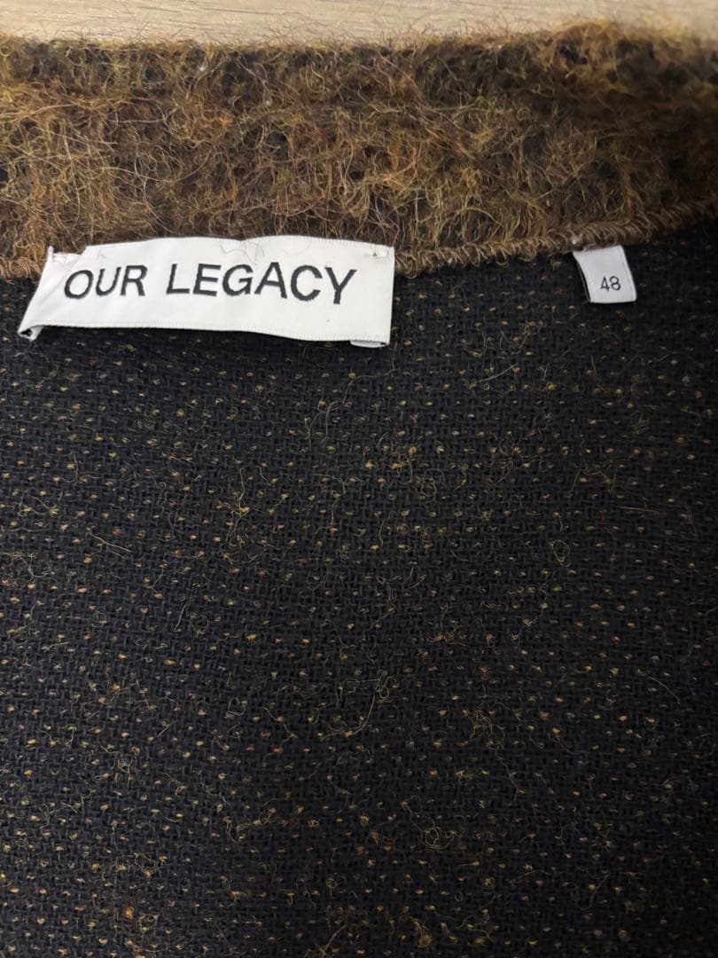 OUR LEGACY olive mohair cardigan 48サイズ