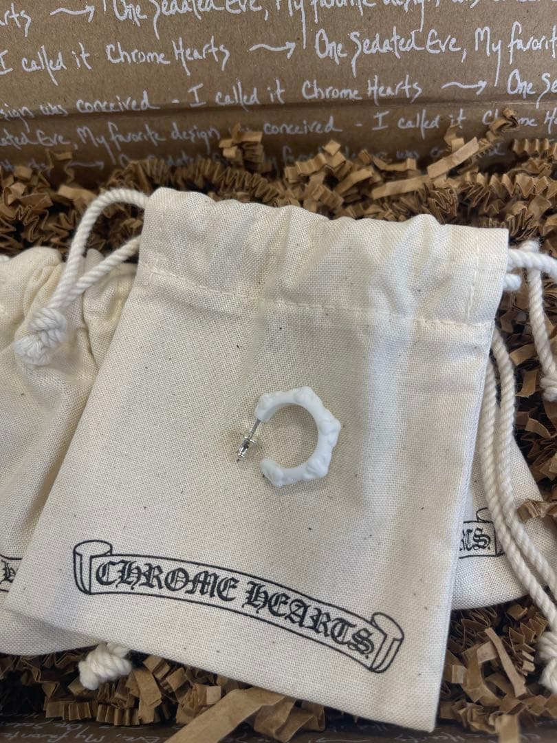ぺ*ん様 特別価格Chrome Hearts白 シリコンピアス クロムハーツ