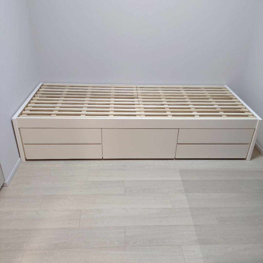 収納付セミシングルベッド