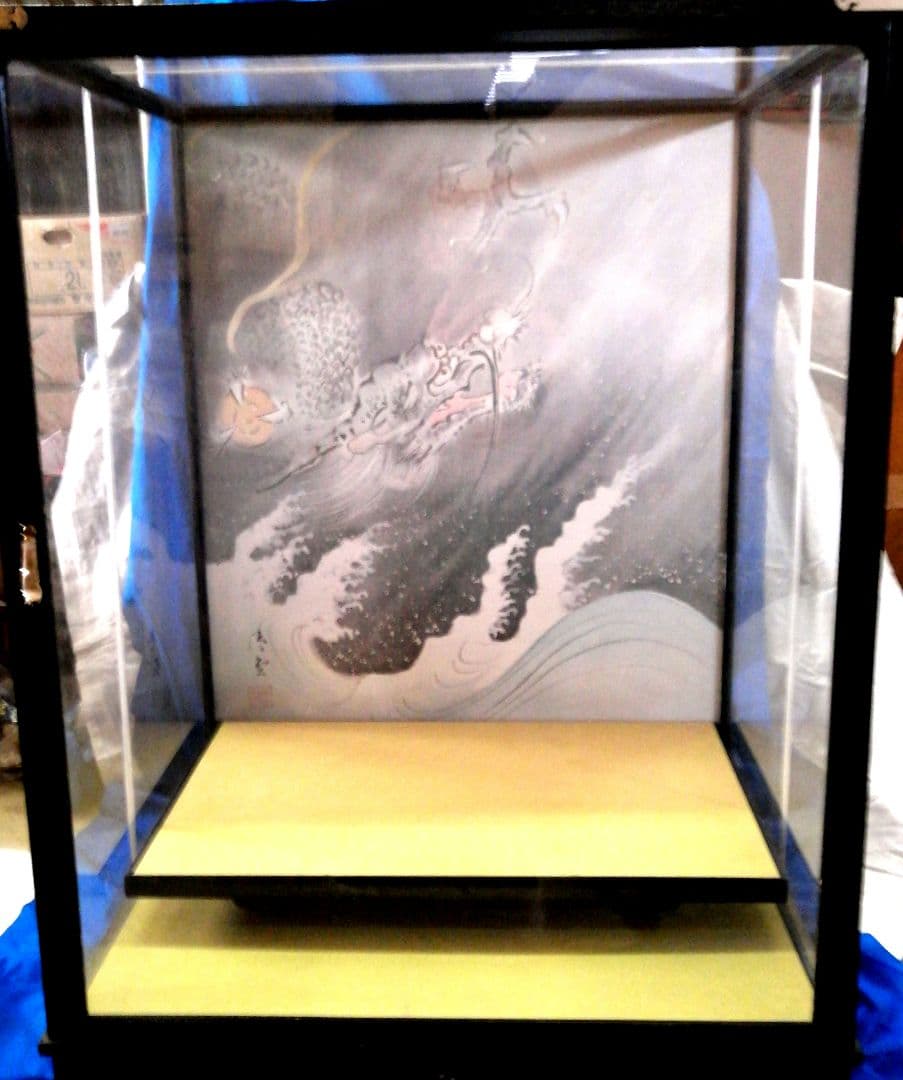 鎧や兜飾り用　ガラスケース